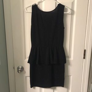 Shimmery black dress